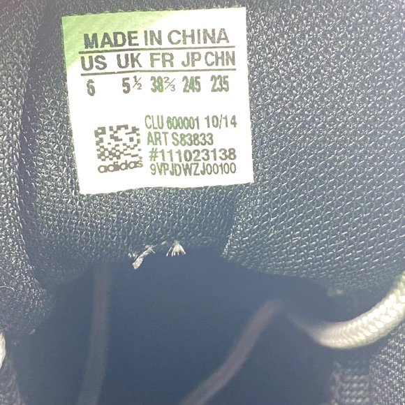 Adidas Crazy 8 - Grey / Black / White - Kobe Bryant - S83833 - Size 6 Men's - Picture 9 of 9